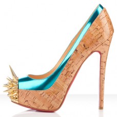 Christian Louboutin Asteroid 140mm Platforms Caraibes