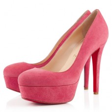 Christian Louboutin Bianca 120mm Platforms Rose Paris