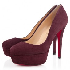 Christian Louboutin Bianca 120mm Platforms Plum