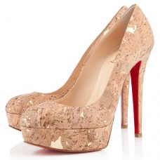 Christian Louboutin Bianca 140mm Platforms Gold
