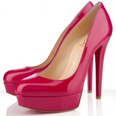 Christian Louboutin Bianca 140mm Platforms Rose Paris