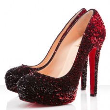 Christian Louboutin Bianca 140mm Platforms Red