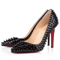 Christian Louboutin Pigalle Spikes 100mm Pumps Black Christian Louboutin Pigalle Spikes 100mm Pumps Black