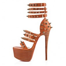 Christian Louboutin Botticellita 160mm Sandals Fauve