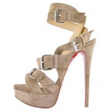 Christian Louboutin Toutenkaboucle 140mm Sandals Nude Christian Louboutin Toutenkaboucle 140mm Sandals Nude