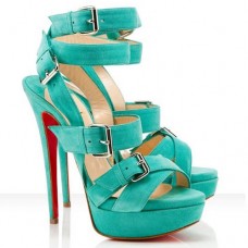 Christian Louboutin Toutenkaboucle 140mm Sandals Caraibes Christian Louboutin Toutenkaboucle 140mm Sandals Caraibes