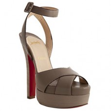 Christian Louboutin Vivaeva 160mm Sandals Taupe