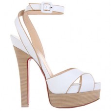 Christian Louboutin Vivaeva 160mm Sandals White
