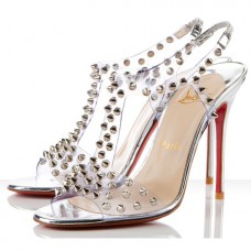Christian Louboutin J-Lissimo 100mm Sandals Silver