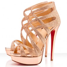 Christian Louboutin Balota 140mm Sandals Nude