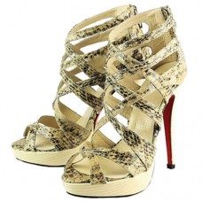 Christian Louboutin Balota 140mm Sandals Python