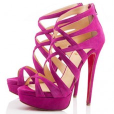 Christian Louboutin Balota 140mm Sandals Rose Matador
