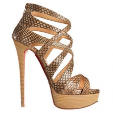 Christian Louboutin Balota 140mm Sandals Python