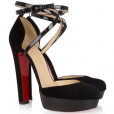 Christian Louboutin La Favorita 140mm Sandals Black