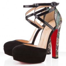 Christian Louboutin La Favorita 140mm Sandals Green