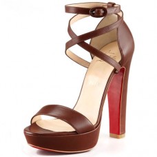 Christian Louboutin Summerissima 140mm Sandals Brown