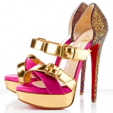 Christian Louboutin Ambertina 140mm Sandals Rose Matador