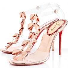 Christian Louboutin Bow Bow 100mm Sandals Pink
