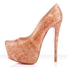 Christian Louboutin Daffodile 160mm Platforms Natural