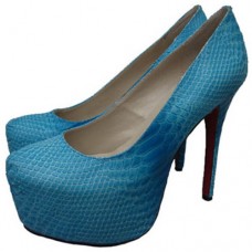 Christian Louboutin Daffodile 160mm Platforms Blue