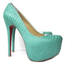 Christian Louboutin Daffodile 160mm Platforms Green