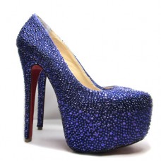 Christian Louboutin Daffodile 160mm Platforms Blue