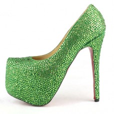 Christian Louboutin Daffodile 160mm Platforms Green