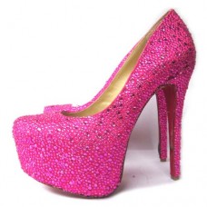 Christian Louboutin Daffodile 160mm Platforms Rose Matador