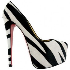 Christian Louboutin Daffodile 160mm Platforms Zebra