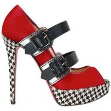 Christian Louboutin Bikiki 140mm Mary Jane Pumps Red Christian Louboutin Bikiki 140mm Mary Jane Pumps Red