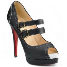 Christian Louboutin Lillian 140mm Mary Jane Pumps Black Christian Louboutin Lillian 140mm Mary Jane Pumps Black