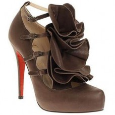 Christian Louboutin Dillian 120mm Mary Jane Pumps Brown