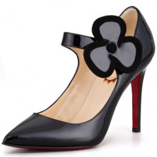 Christian Louboutin Pensee 100mm Mary Jane Pumps Black Christian Louboutin Pensee 100mm Mary Jane Pumps Black
