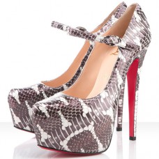 Christian Louboutin Lady Daf 160mm Mary Jane Pumps Perlato Viola