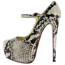 Christian Louboutin Lady Daf 160mm Mary Jane Pumps Roccia Christian Louboutin Lady Daf 160mm Mary Jane Pumps Roccia