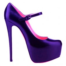 Christian Louboutin Lady Daf 160mm Mary Jane Pumps Parme