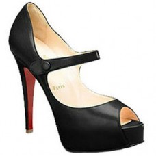 Christian Louboutin No Barre 140mm Mary Jane Pumps Black Christian Louboutin No Barre 140mm Mary Jane Pumps Black