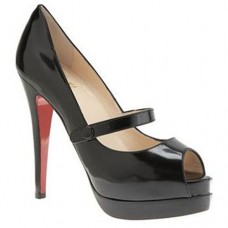 Christian Louboutin No Barre 140mm Mary Jane Pumps Black Christian Louboutin No Barre 140mm Mary Jane Pumps Black