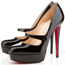 Christian Louboutin Relika 140mm Mary Jane Pumps Black Christian Louboutin Relika 140mm Mary Jane Pumps Black