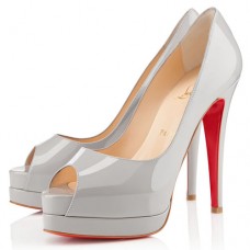 Christian Louboutin Altadama 140mm Peep Toe Pumps Souris Christian Louboutin Altadama 140mm Peep Toe Pumps Souris