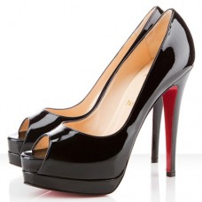 Christian Louboutin Altadama 140mm Peep Toe Pumps Black Christian Louboutin Altadama 140mm Peep Toe Pumps Black
