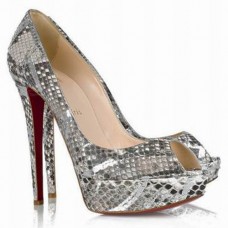 Christian Louboutin Banana 140mm Peep Toe Pumps Multicolor