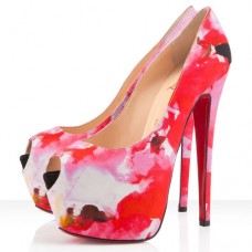 Christian Louboutin Highness 160mm Peep Toe Pumps Pink