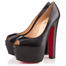 Christian Louboutin Shameless 160mm Peep Toe Pumps Black