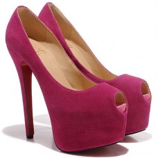Christian Louboutin Highness 160mm Peep Toe Pumps Pink