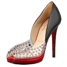 Christian Louboutin Engin 120mm Peep Toe Pumps Black