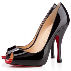 Christian Louboutin Maryl 120mm Peep Toe Pumps Black