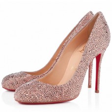 Christian Louboutin Fifi Strass 100mm Special Occasion Nude