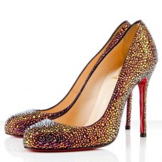 Christian Louboutin Fifi Strass 100mm Special Occasion Volcano
