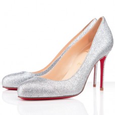 Christian Louboutin Fifi 80mm Pumps Silver